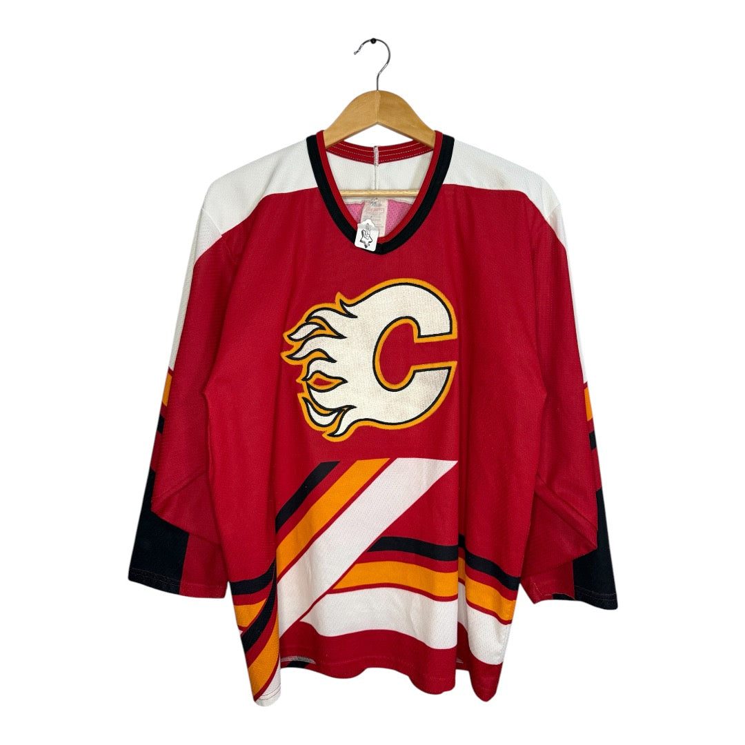80s Rare Calgary Flames Pedestal Jersey