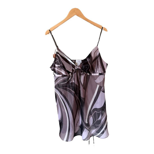 2000s Sheer Satin Cami Top