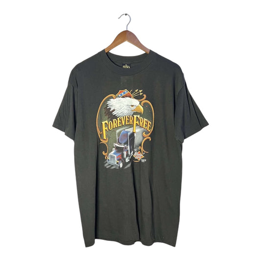 1988 Rare 3D Emblem Truckers Only Tee