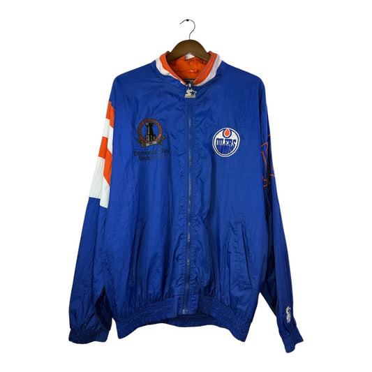90s Oilers Windbreaker