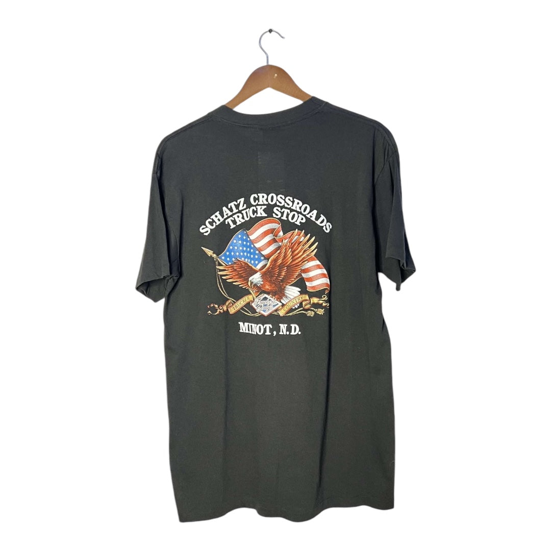 1988 Rare 3D Emblem Truckers Only Tee