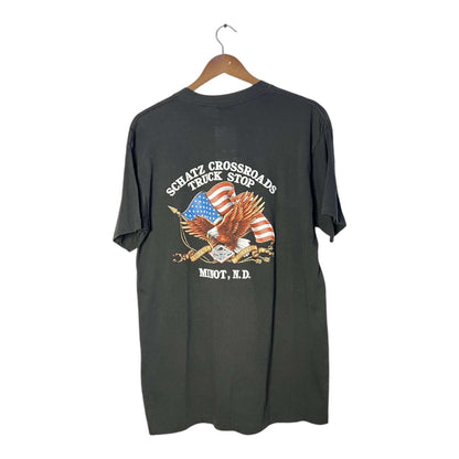 1988 Rare 3D Emblem Truckers Only Tee