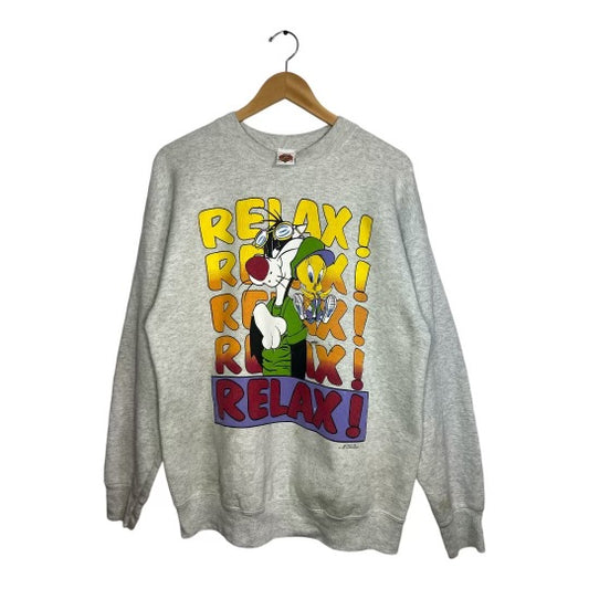 90s Looney Tunes "Relax" Crew