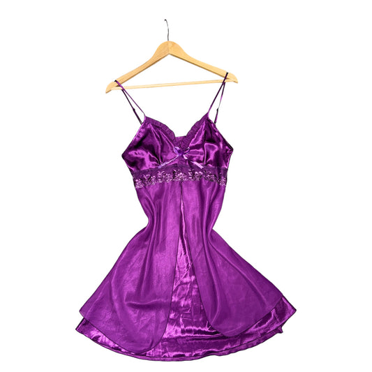 2000s Magenta Slip Dress