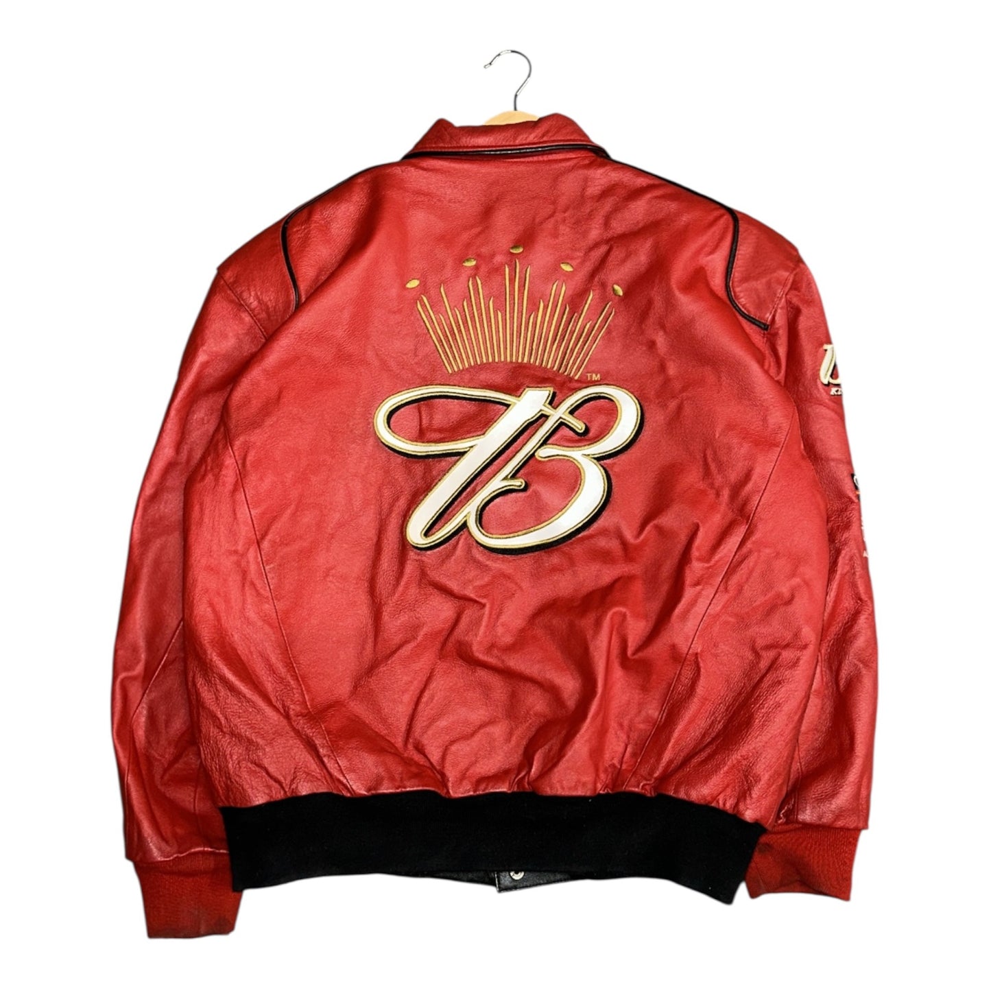 Nascar Budweiser Leather Jacket