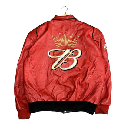 Nascar Budweiser Leather Jacket